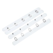 2 Pairs Corset Busk, 9" Metal Steel Boning Support with 5 Buttons 0.8 Width