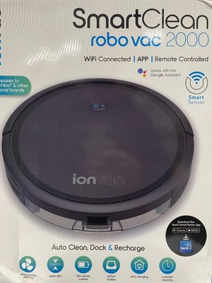 IONVAC SMARTCLEAN ROBOVAC 2000 - BOXES ARE damaged. Products are new