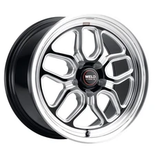 Weld Racing Wheels Laguna Drag 17x5 -10 Black Milled 5x120.65 5x4.75 (QTY 1)