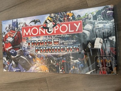 2 Transformers Collector s Edition Monopoly Board Game Brand New 2007 New Chess