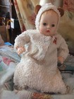 ~~Madame Alexander Marked 1977 on Neck, Outfit + Diaper, 13", Open & Close Eyes~ — photo 1