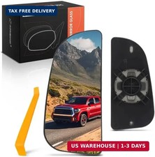 A-Premium Ram Left Driver Side Lower Mirror Glass Compatible with Dodge Ram 1500