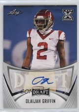 2021 Leaf Draft Olaijah Griffin #BA-OG1 Auto 0q37