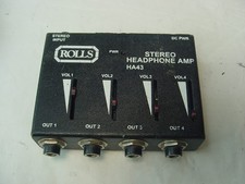ROLLS STEREO HEADPHONE AMP HA43 - NO POWER CORD INCLUDED