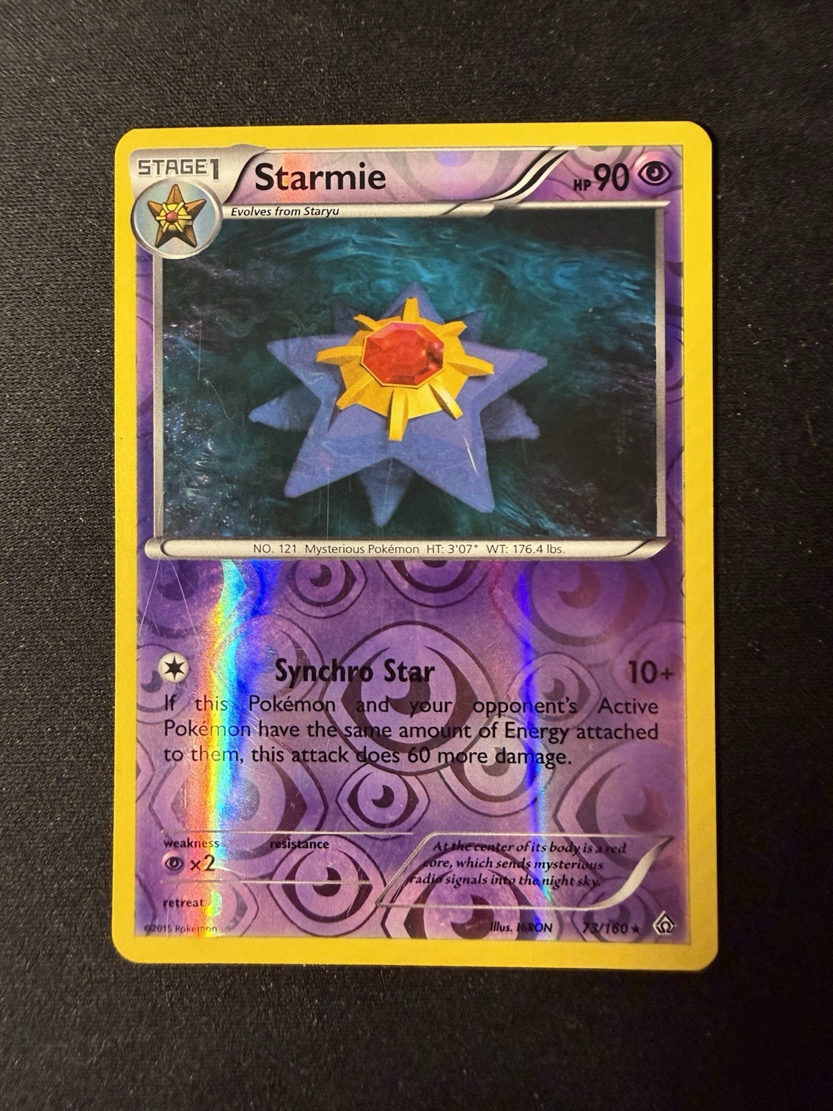 Starmie 73/160 XY-Primal Clash Reverse Holo