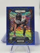 2024 Panini Prizm Draft Picks - Blue Wave Prizm #164 Jonah Elliss /249 (RC)