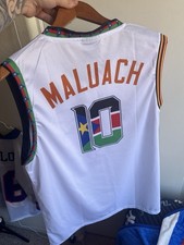 Original Inked Phoenix Suns Maluach #10 NBA Jersey XL White Orange