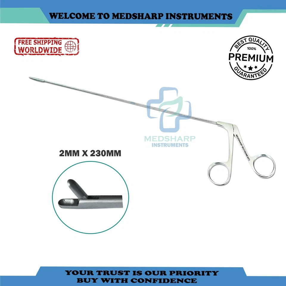 Micro laryngeal biopsy forceps ENT throat forceps 2mmx230mm ENT instruments - image 2 of 3