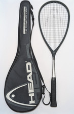 HEAD Ti 170 - Squash Racquet Titanium w/ Case 27" inch Silver Grey Lightweight