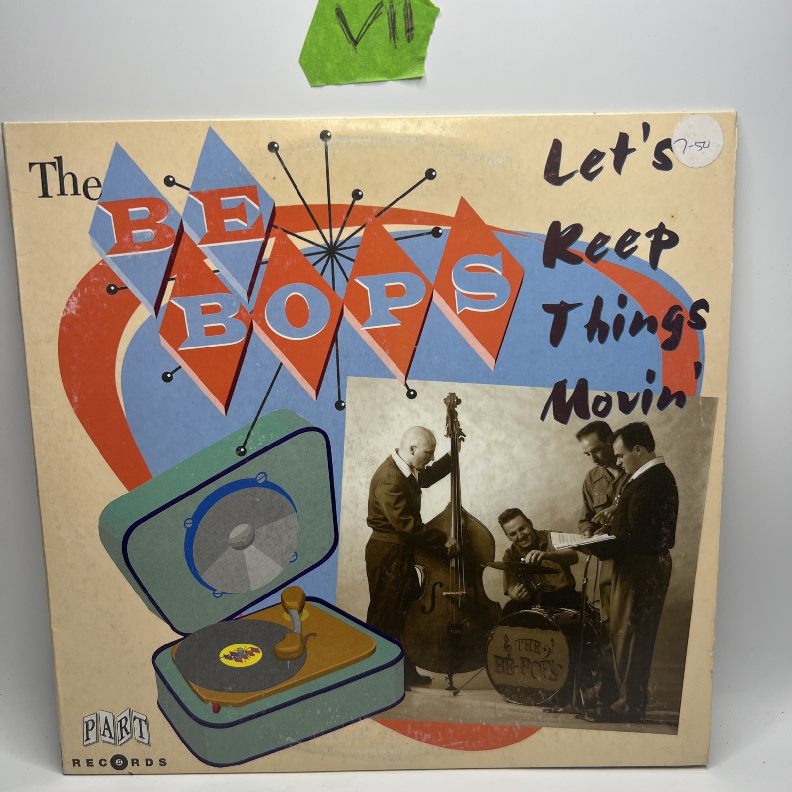 Be Bops - Let's Keep Things Movin' 10” Rockabilly Record Lp Ex/vg+
