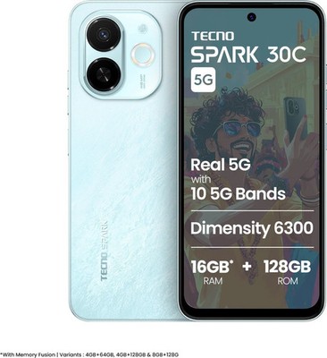 TECNO Spark 30C Blue (8GB+128GB) 48MP-Global Version-NO USA TARIFFS