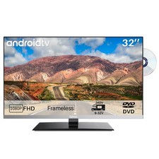 Sylvox 32 12V Smart RV TV Built In DVD Player...