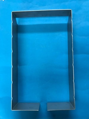 Windschutz z. B. für Napoleon Grills Sizzle Zone ca. 39,7x25,2x8,3cm, Edelstahl