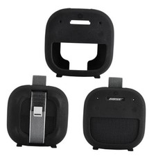 Silicone Case Sleeve for Bose SoundLink Micro 2nd Gen,Protective Case for black