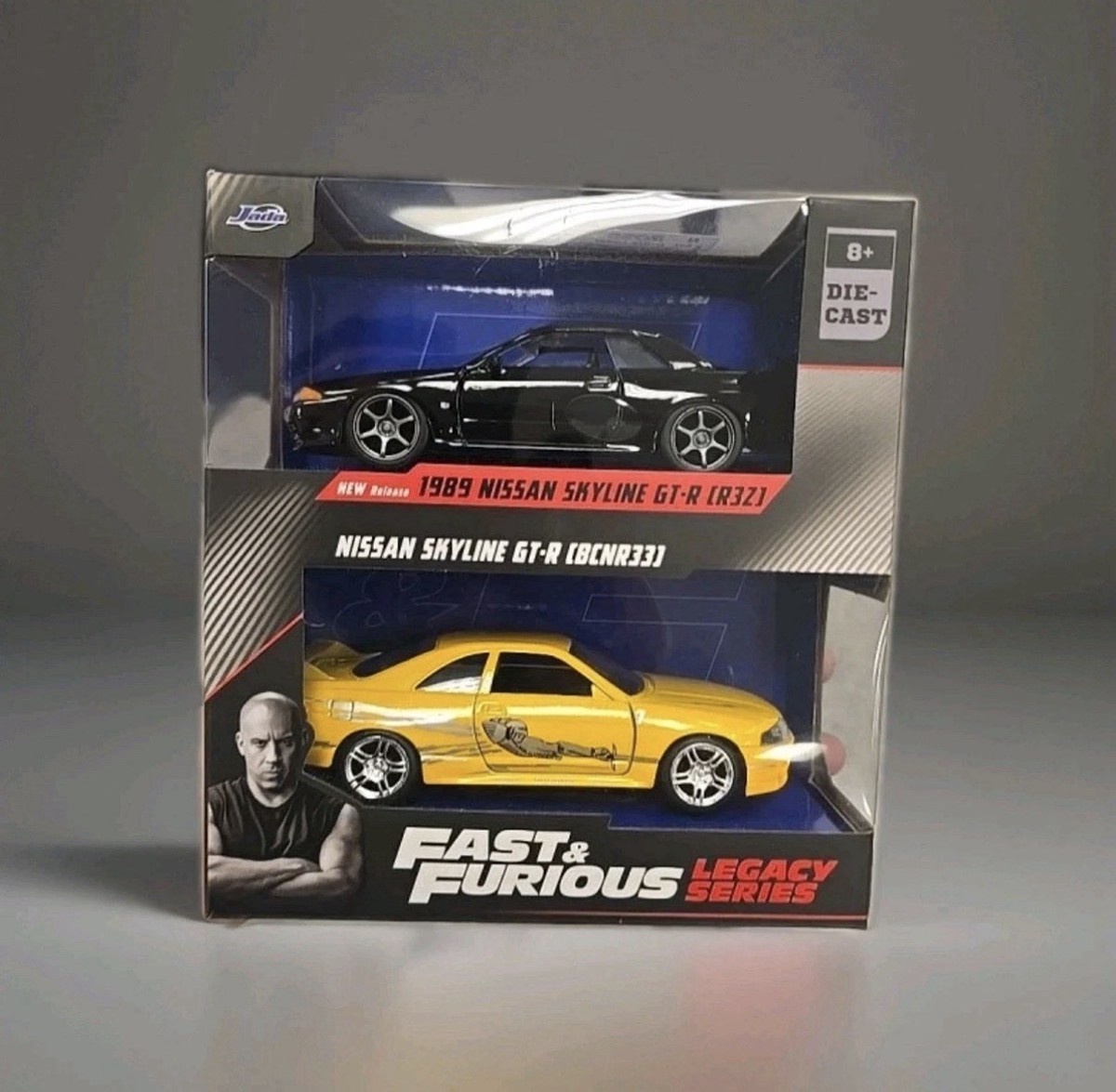 日産GT-R 1/14 Fast & Furious Legacy Series 1989 Nissan Skyline GT-R (R3Z) & GT-R