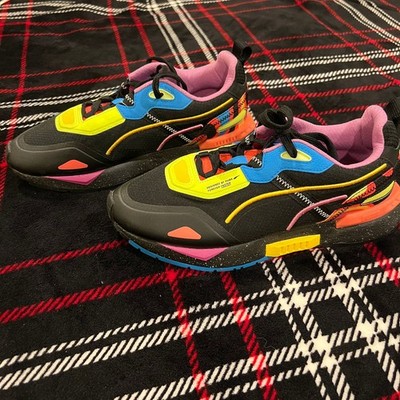 Puma RS-Metric Lava Black Lime Squeeze Sneakers