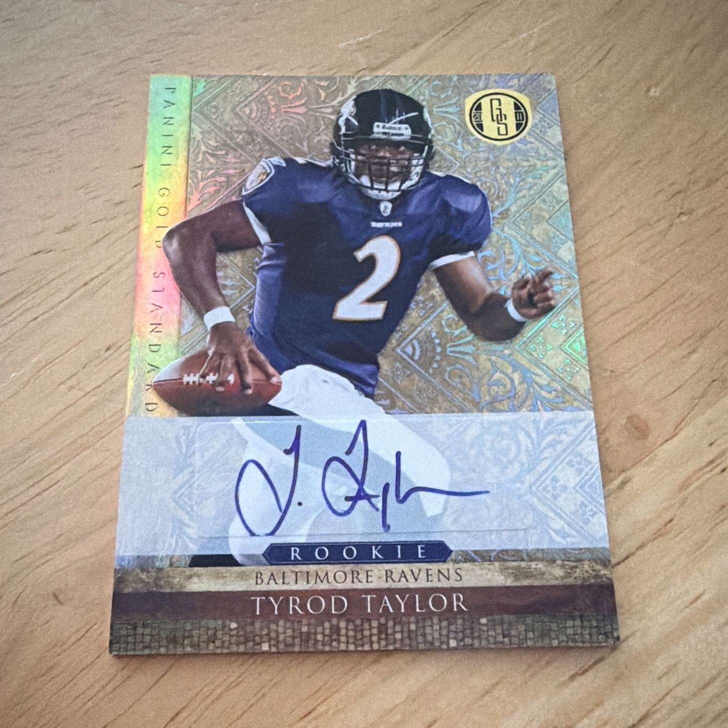 Tyrod Taylor Panini Gold Standard #248 Silver Signature