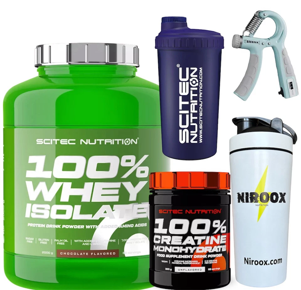 Scitec Nutrition 100% Whey Isolate 1816g Dose Eiweiß Protein +Creatine 300 gr