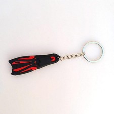 Creative Diving Fin Key Chain Dive Key Ring Car Motorcycle Holder Red