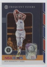 2019 Panini NBA Hoops Premium Stock Frequent Flyers Orange Ben Simmons #10 0i1b