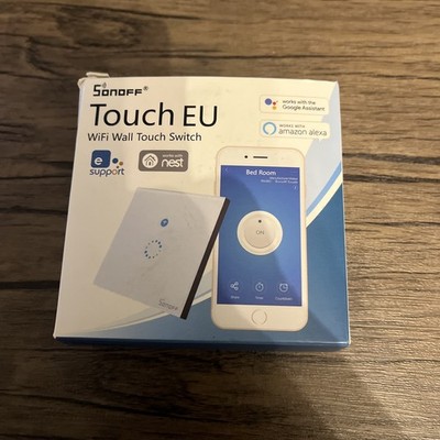 SONOFF TX Smart Wall Touch Schalter, 1/2/3 Gang Lichtschalter für Alexa/eWelink APP