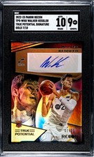 2022-23 Panini Recon #TPS-WKK Walker Kessler True Potential Signature Gold /10