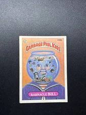 Topps Garbage Pail Kids 1987 Series 9 Barnacle Bill #349b