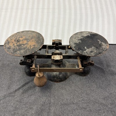 Antique No. 4 Detecto Scale Black Cast Iron 10 Lbs New York Made Merchant Scale