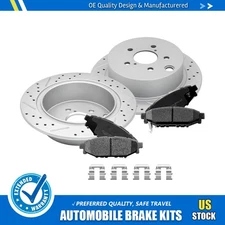 Rear Disc Rotors & Ceramic Brake Pads For Subaru Forester Impreza Xv Crosstrek