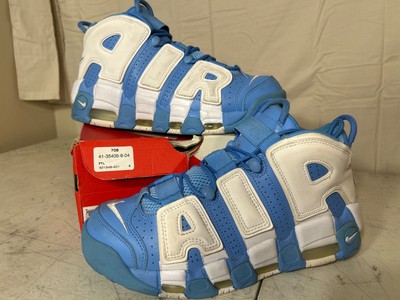 Nike Air more uptempo carolina blue white  university blue size 8.5