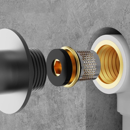 Brass Water Stop Valve with Automatic Shut Off Mechanism for Easy Installation