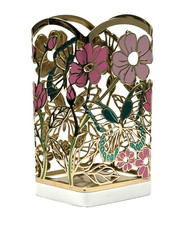 BATH  BODY WORKS COLORFUL FLOWERS  BUTTERFLIES FOAMING HAND SOAP SLEEVE HOLDER