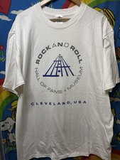 Vintage Rock And Roll Hall Of Fame T Shirt Sz XL Made In USA Cleveland 90s