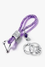 Crystal Purple BlingBling Car Key chain PURPLE BLING New In Box  