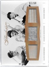 2016 Panini Flawless #14 Gehringer/Goose Goslin / Greenberg  Teammates /10
