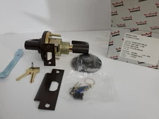DORMA Entry Lock, CL753 D LR 613 Entry Cylinder and (2) key, Dark oxidized satin