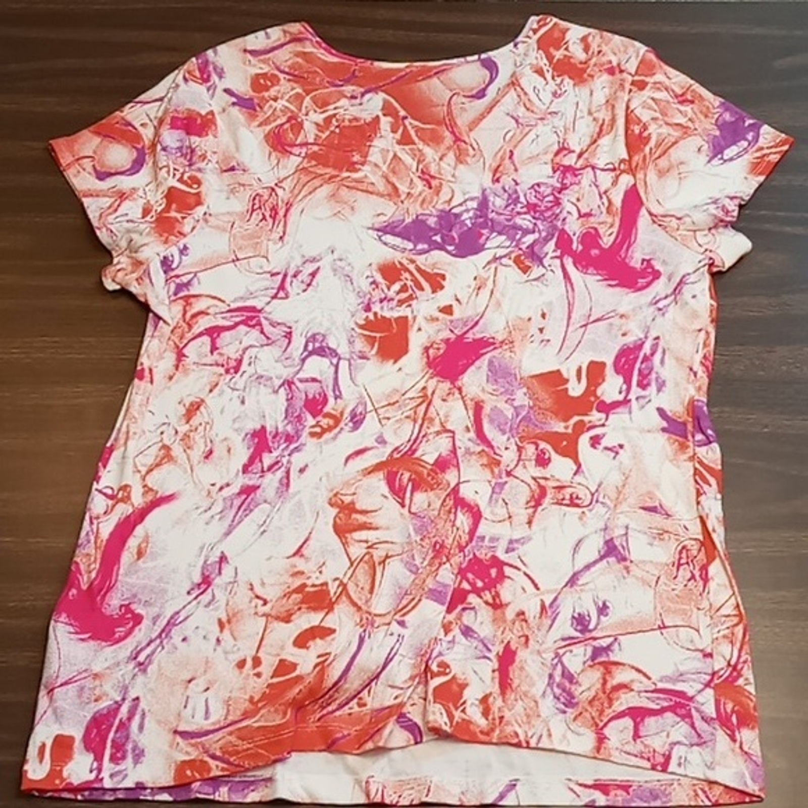 Relativity Bright Splatter Pattern Tee XL - image 2