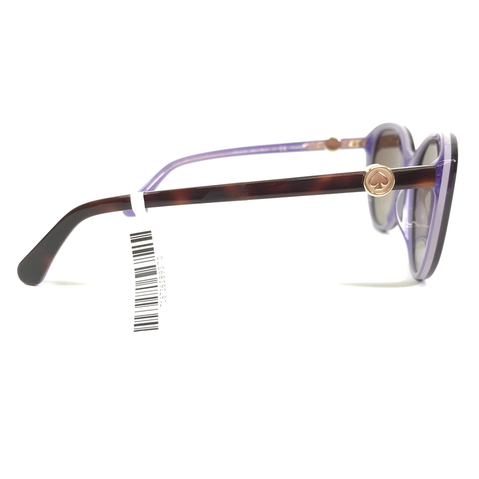 Gafas de sol Kate Spade VISALIA/G/S 086LA marrón tortuga púrpura monturas de ojos de gato Foto 4 de 4