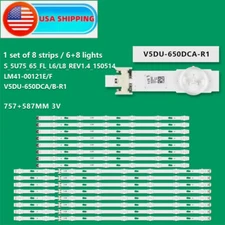 Samsung UN65KU630DFXZA,UN65KU650DF LED Led Strips BN96-39665A BN96-39666A
