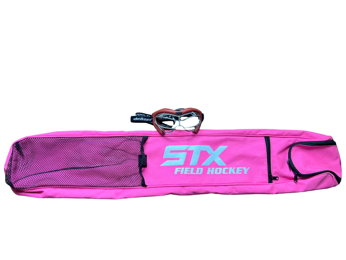 STX Prime Stick Field Hockey Canvas Carry Bag 38 Top Zip Hot Pink With Goggles