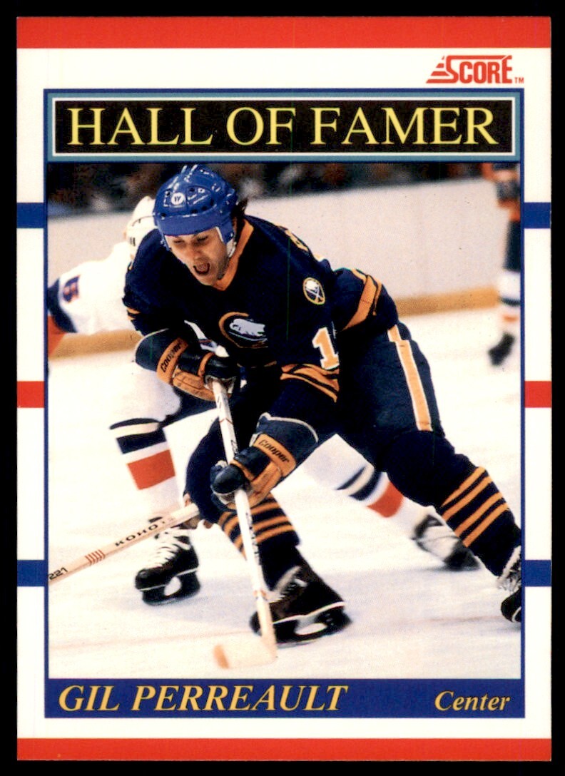 1990-91 Score Canadian Gilbert Perreault Buffalo Sabres #355