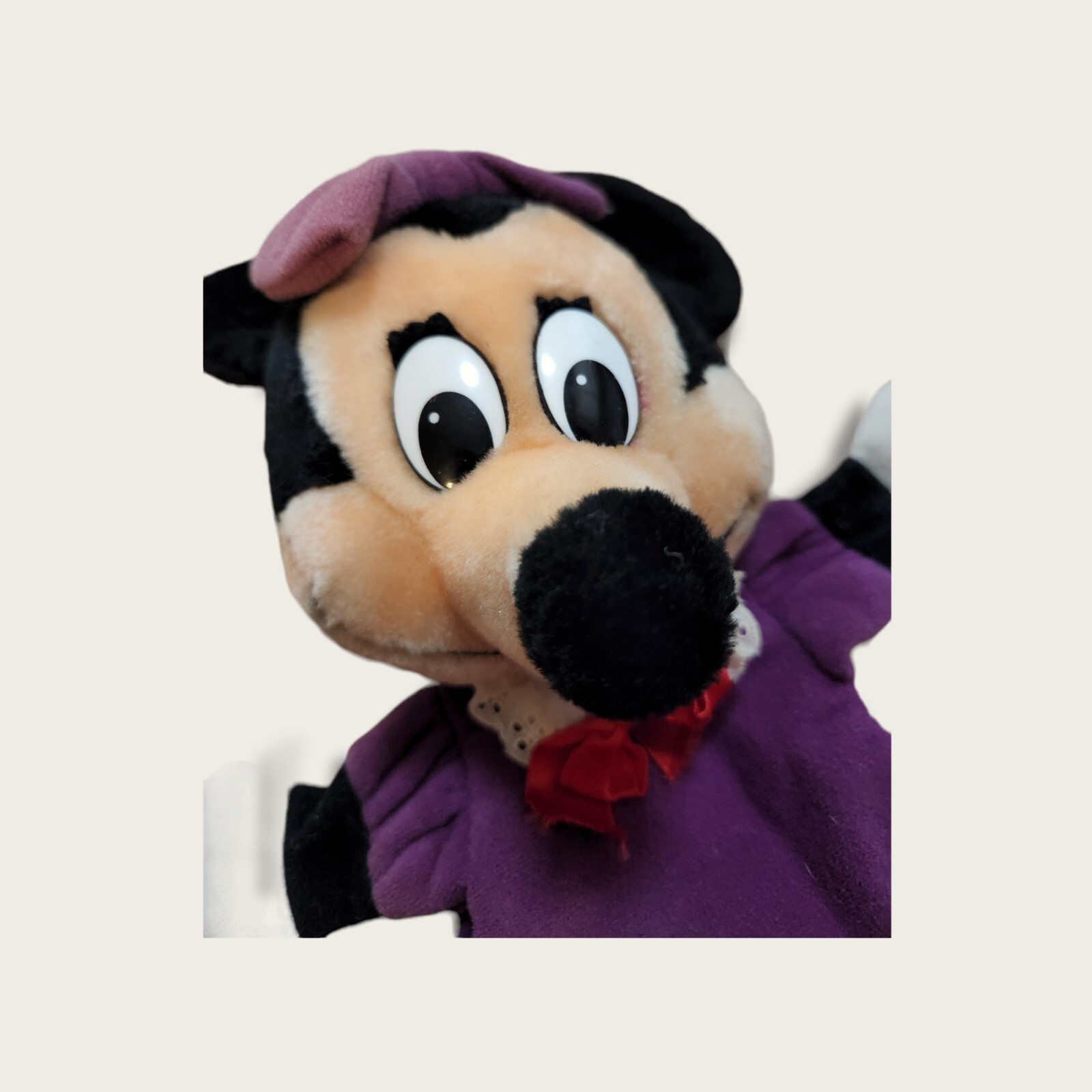 Vintage Minnie Mouse Plush Hand Puppet Walt Disney Golf Club Cover 70s