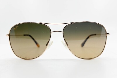 Maui Jim Cliff House MJ247-16 Gold Bronze Polarized Sunglasses 59