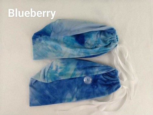 Stretch Tie-dyed Scrub cap Nurse Surgical cap hat Stretch jersey cap head cover - Picture 7 of 12