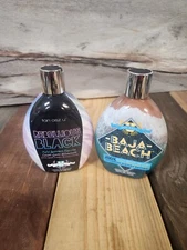 Baja Beach 200X Advanced & Rebellious Black 150X Glow Bronzer Tanning Lotion