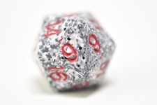 Chessex OOP Speckled Granite D20 Old Mold Uncarded Polyhedral Dice RPG DND