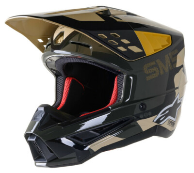ALPINESTARS S-M5 SM5 HELMET ROVER SAND TANGERINE CAMO MOTOCROSS NEW MX  CHEAP MTB