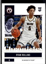 2022 Panini Chronicles Draft Picks #24 Ryan Rollins Pink Rookie Toledo Rockets