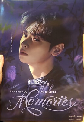 CHA EUN WOO PHOTOCARD POSTER 2025 VR CONCERT : MEMORIES IN CINEMAS