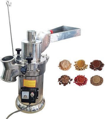 110V Electric Hammer Mill Grain Grinder Grinding Machine Vertical